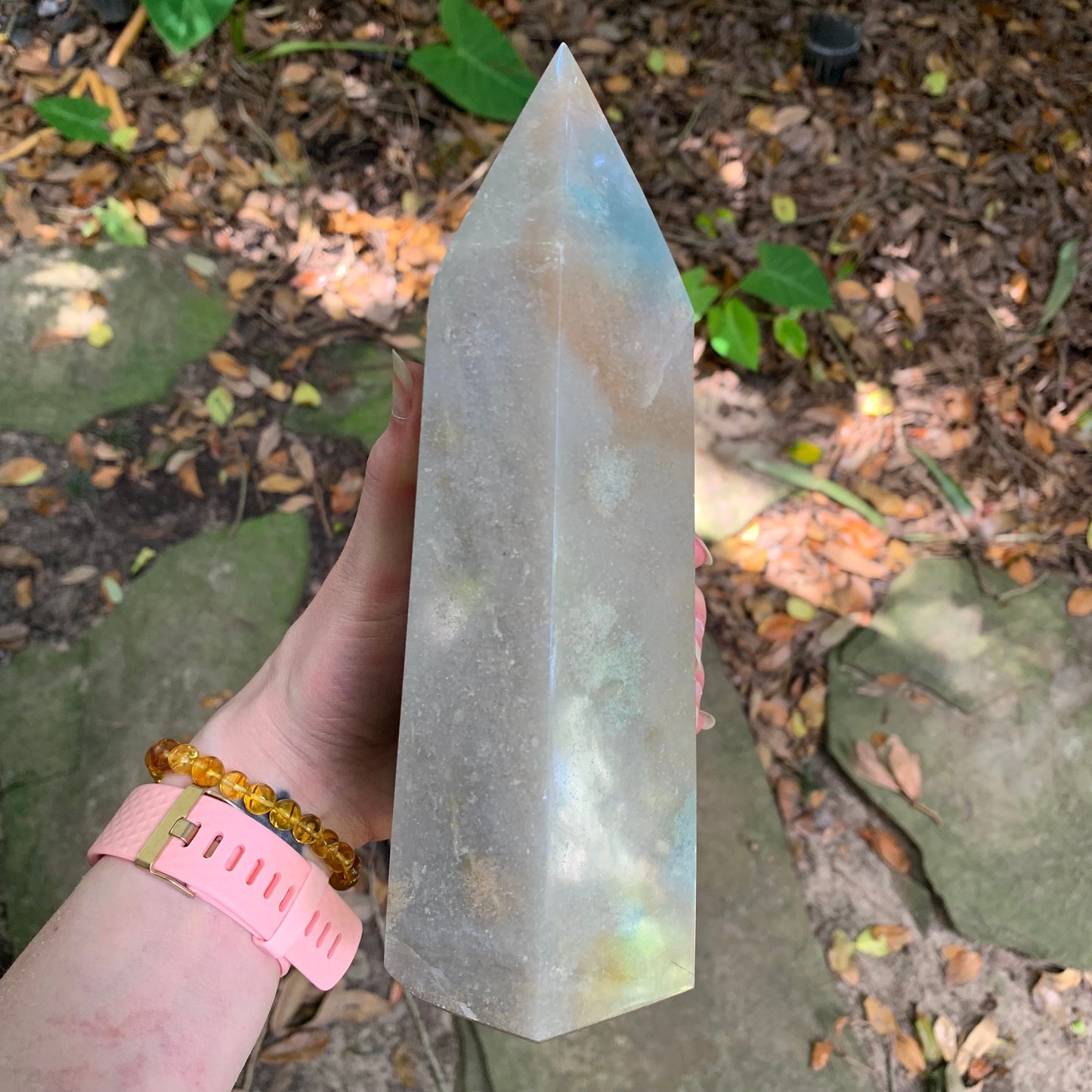 Rare Trolleite with Lazulite Polished Point From Brazil 2820g Specimen