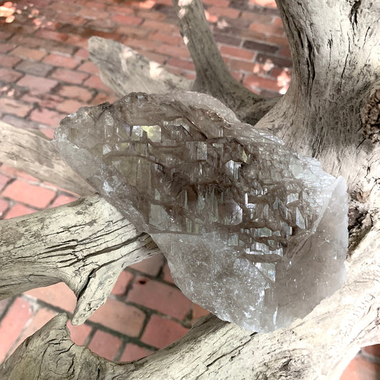 Smokey Elesital Quartz from Minas Gerais Brazil, 780g Specimen Collection Reiki