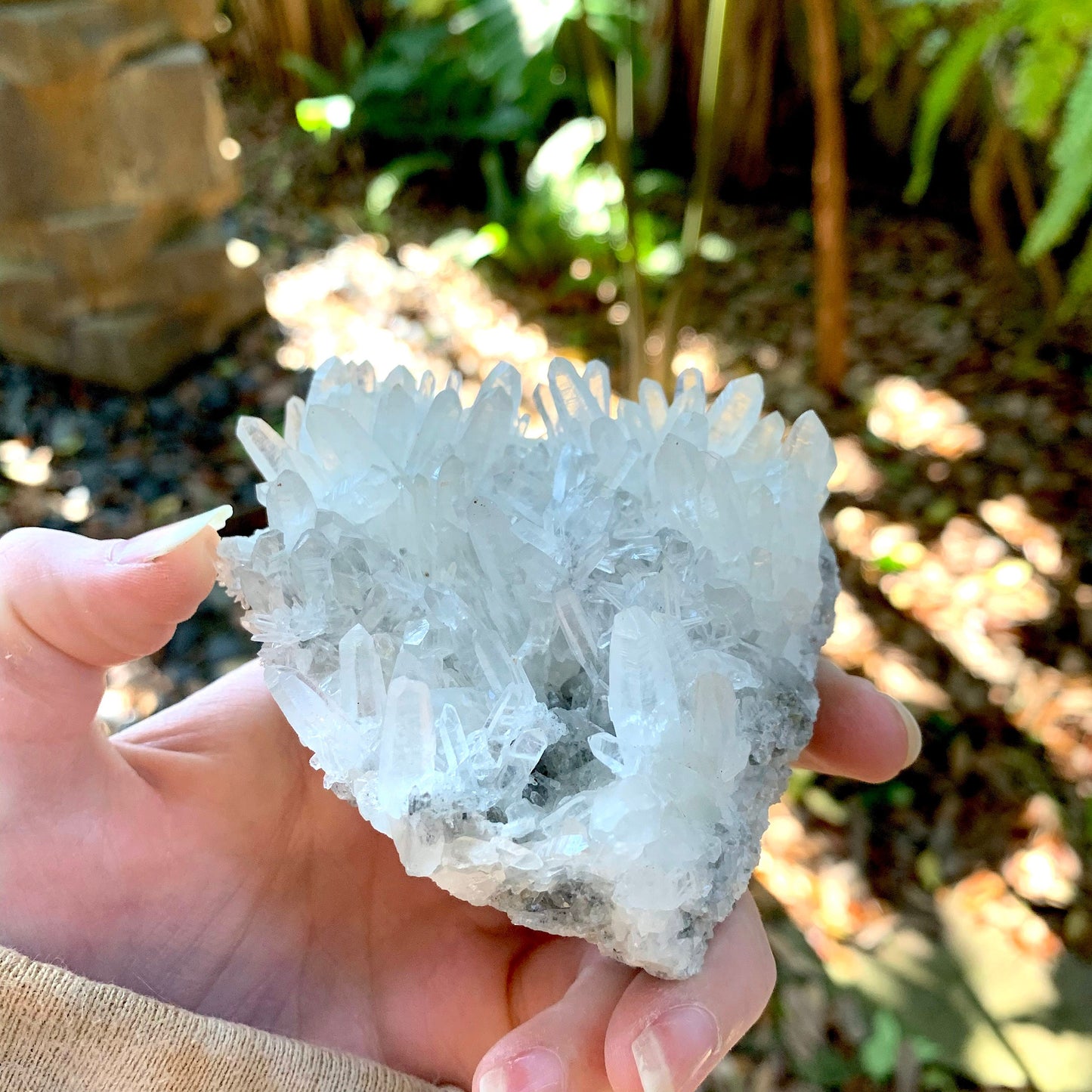 Beautiful Quartz Cluster Specimen From Mundo Nuevo, Peru 296.5g