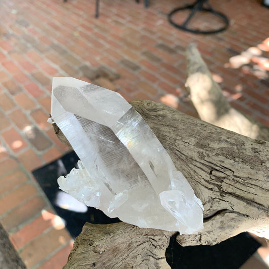 Semi Water Clear Quartz Point From Mount. Ida Montgomery Co, Arkansas 236g Specimen