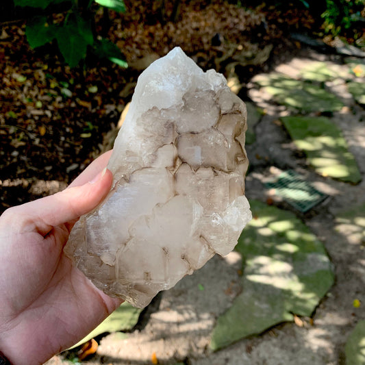 Smokey Elesital Quartz Specimen from Minas Gerais Brazil, 815g 1lb 12.8oz