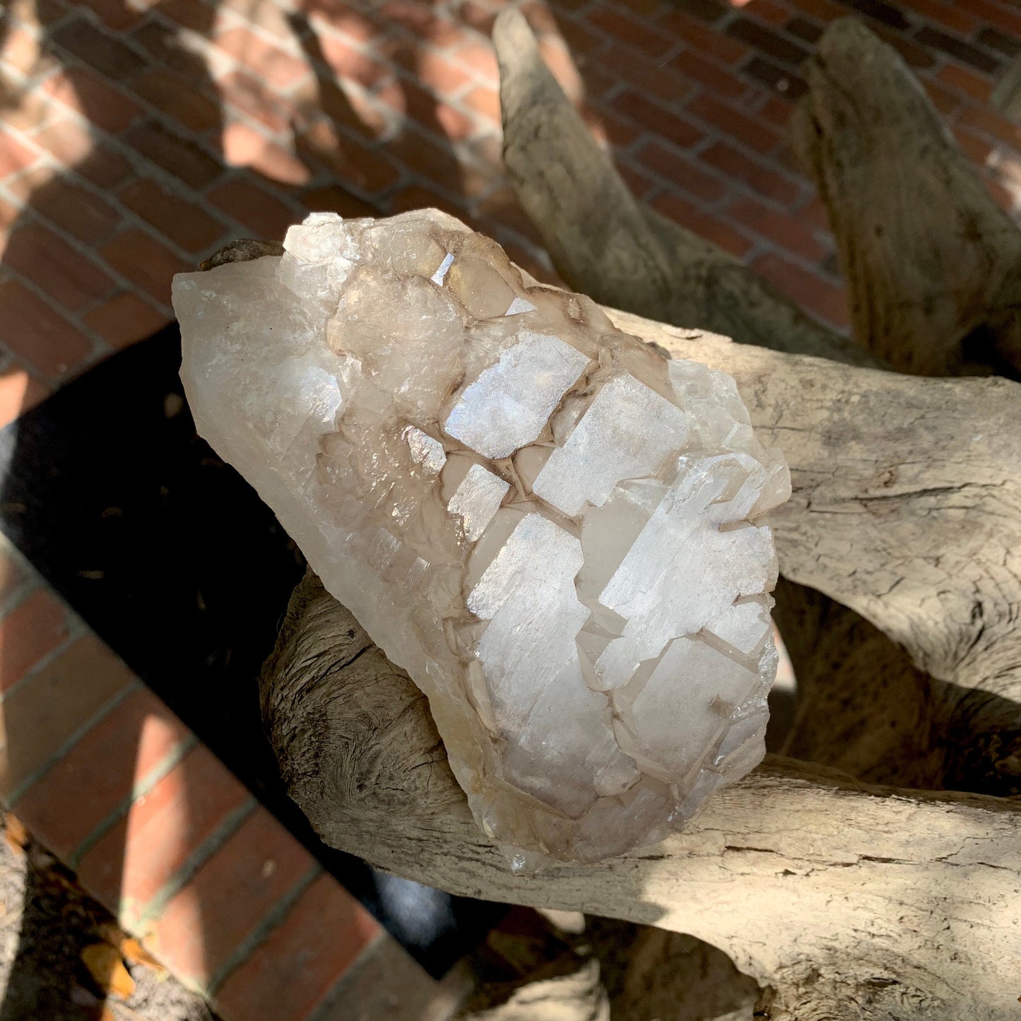 Smokey Elesital Quartz Specimen from Minas Gerais Brazil, 815g 1lb 12.8oz