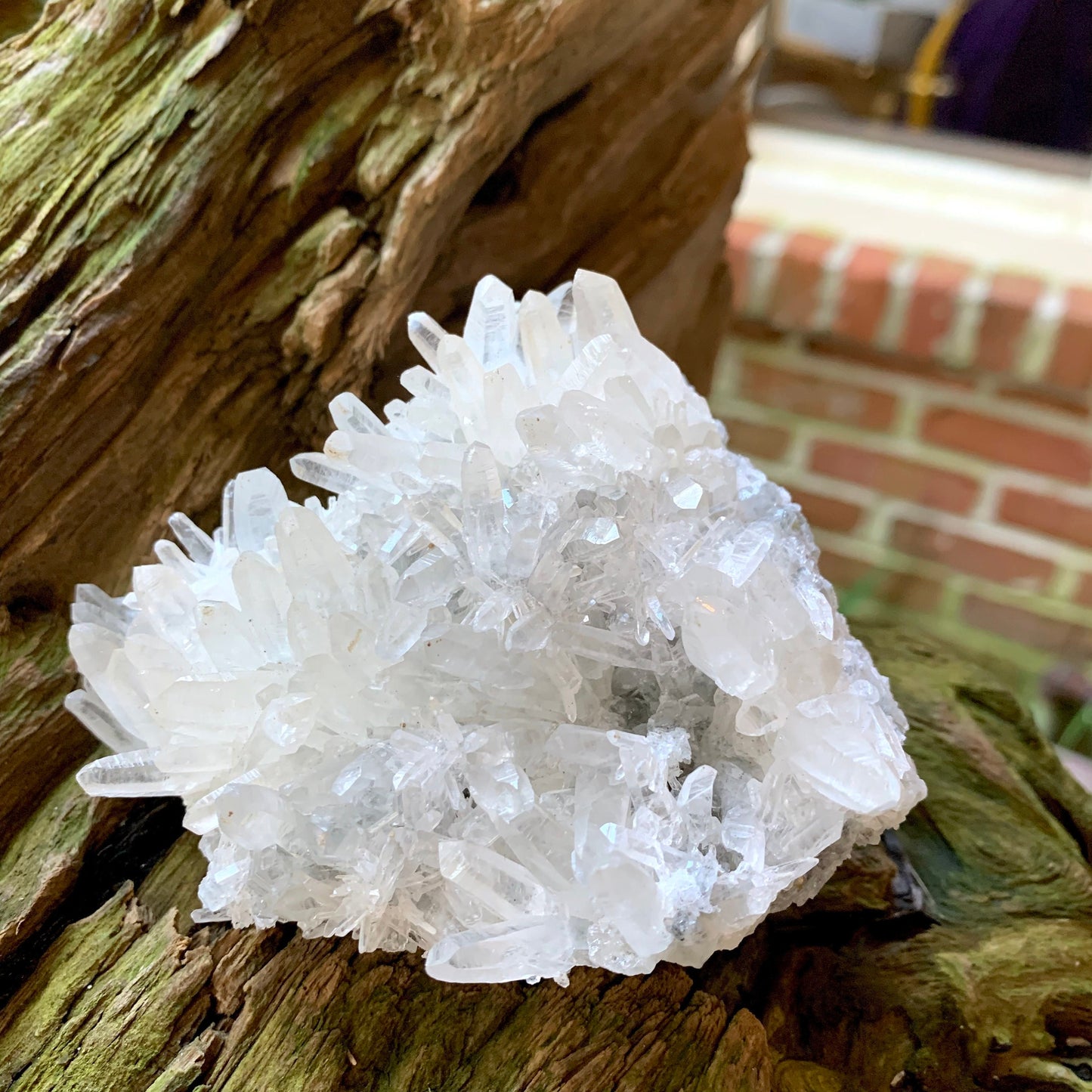 Beautiful Quartz Cluster Specimen From Mundo Nuevo, Peru 296.5g