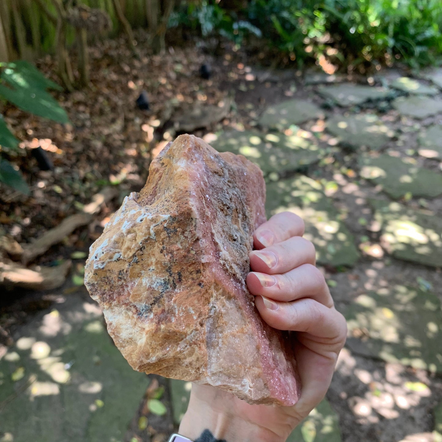 Beautiful Large Cobalt and Calcite From Zaire, 1015g 2lb 3.8ozg Specimen