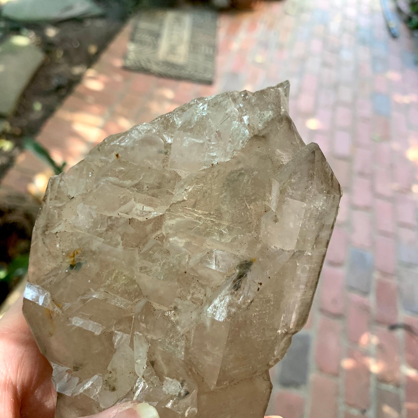 Elesital Quartz Specimen from Minas Gerais Brazil, 830g Specimen