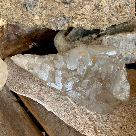 Elesital Quartz Specimen from Minas Gerais Brazil, 830g Specimen