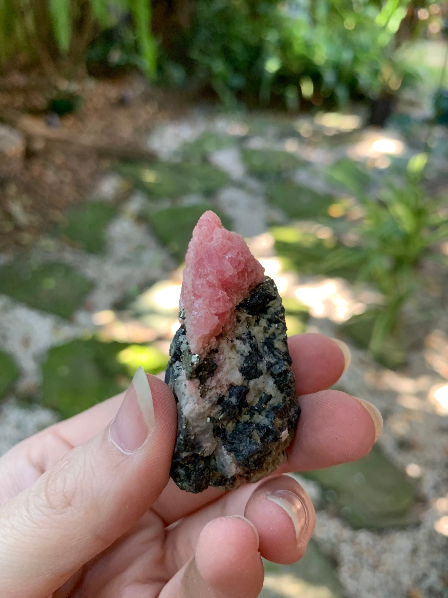 Rhodochrosite With Quartz and Pyrite 50.5g From Wuzhou, Guangxi Privinece, China Specimen