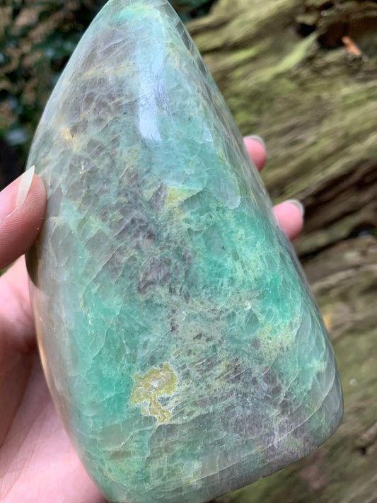 Polished Pale Green Garnierite Free Form 975g 2lbs 2.4oz From Madagascar Specimen