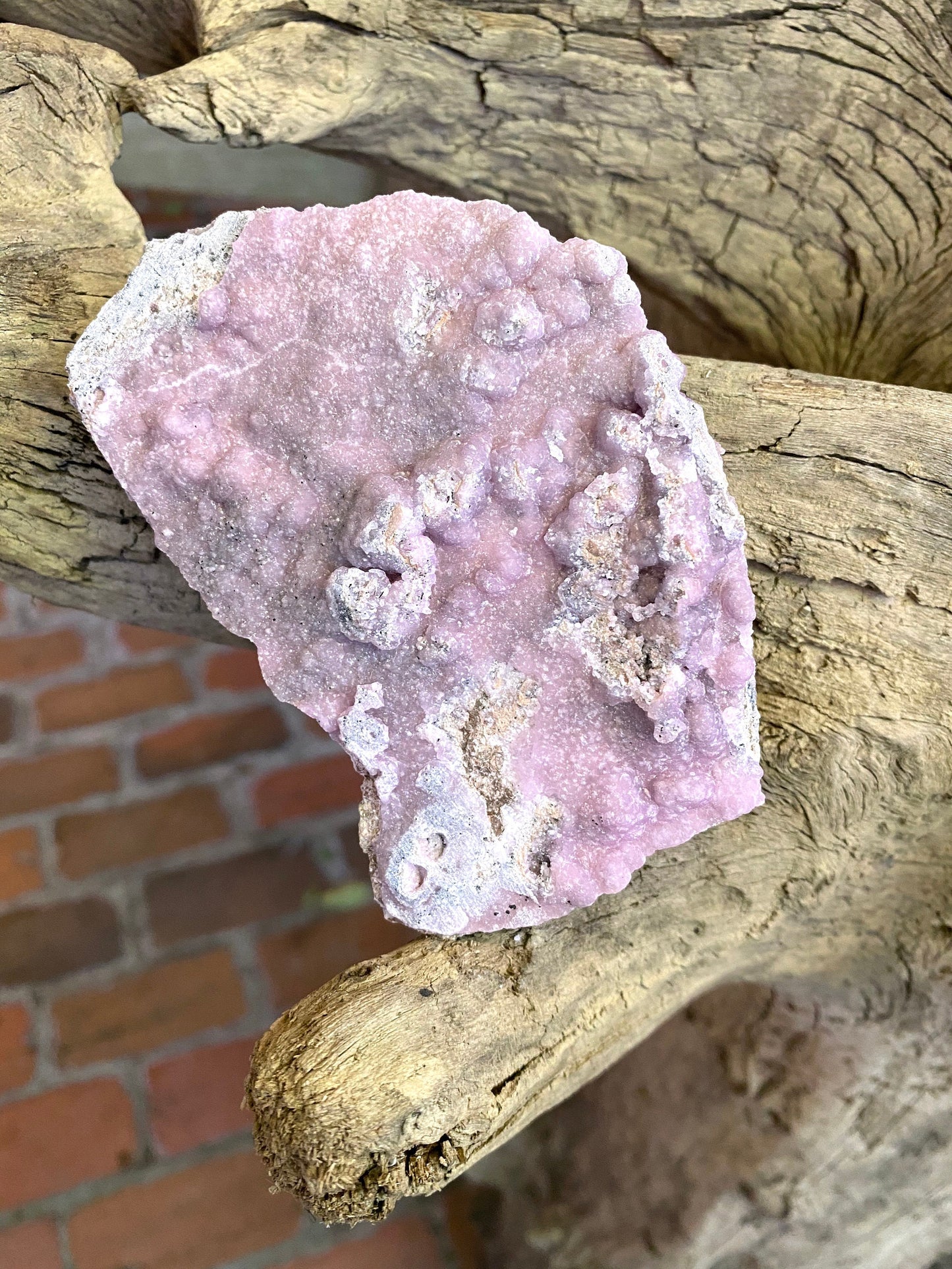 Light Pink and Purple Botryoidal Smithsonite 300g Specimen from Choix Sinaloa Mexico