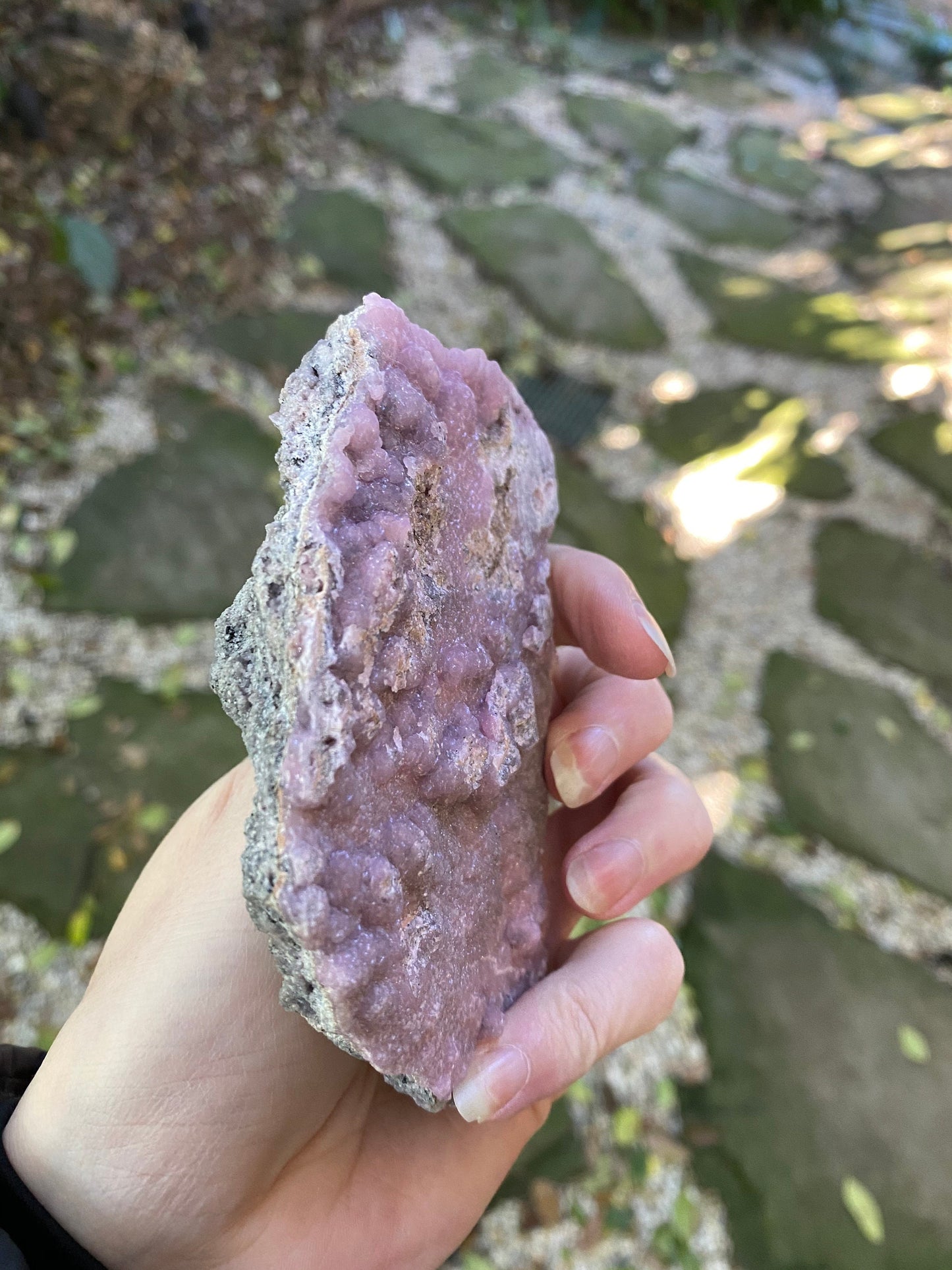 Light Pink and Purple Botryoidal Smithsonite 300g Specimen from Choix Sinaloa Mexico