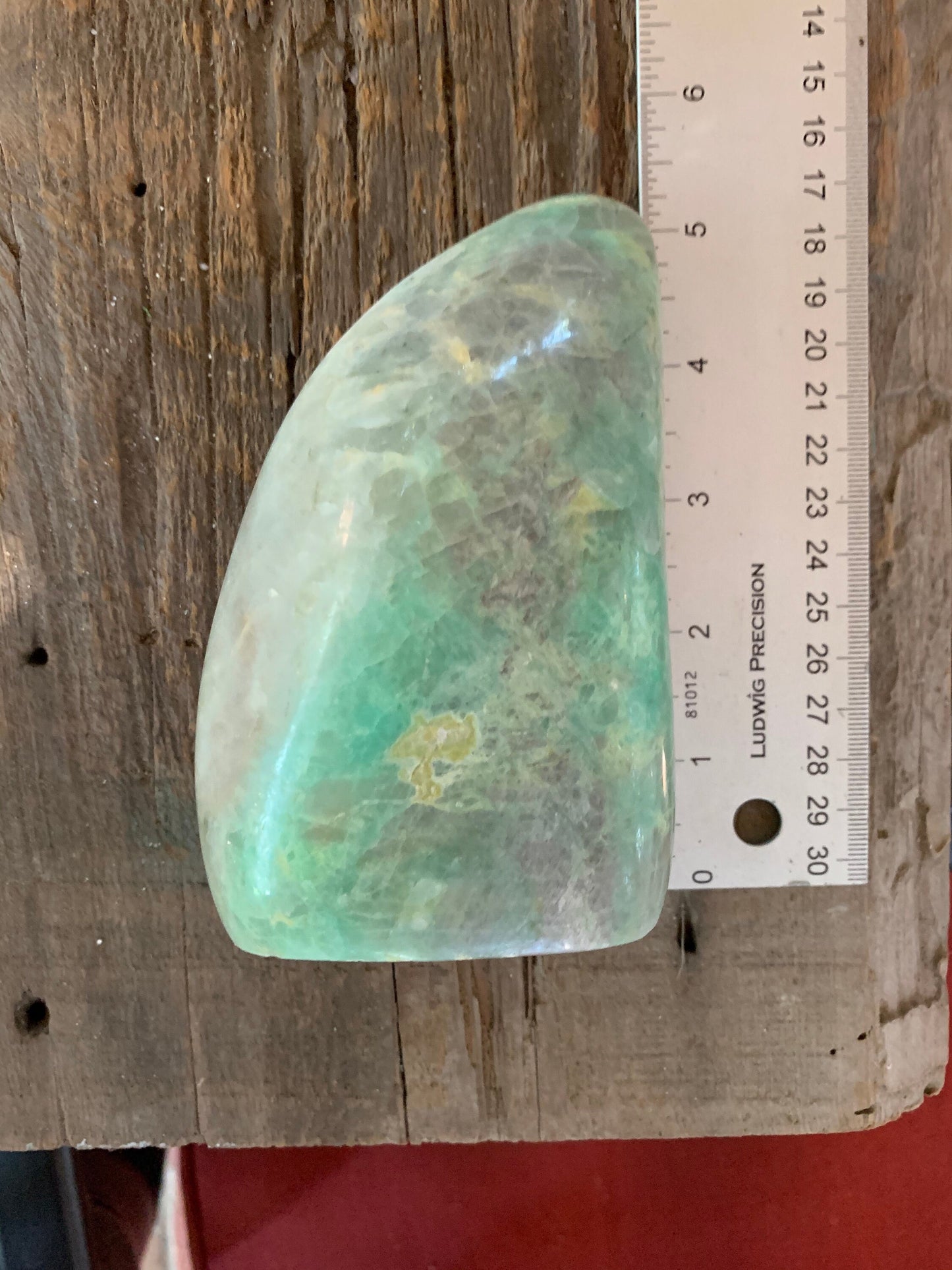 Polished Pale Green Garnierite Free Form 975g 2lbs 2.4oz From Madagascar Specimen
