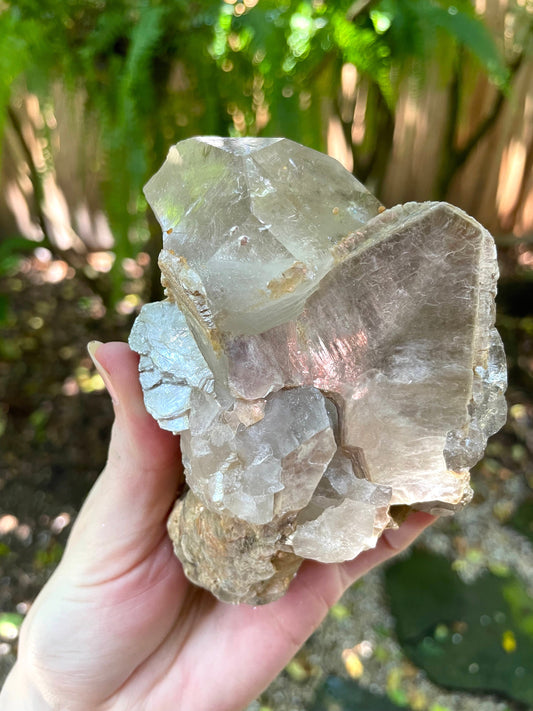 Mica with Quartz Specimen From Minas Gerais Brazil 510g 1lb 2oz Crystals