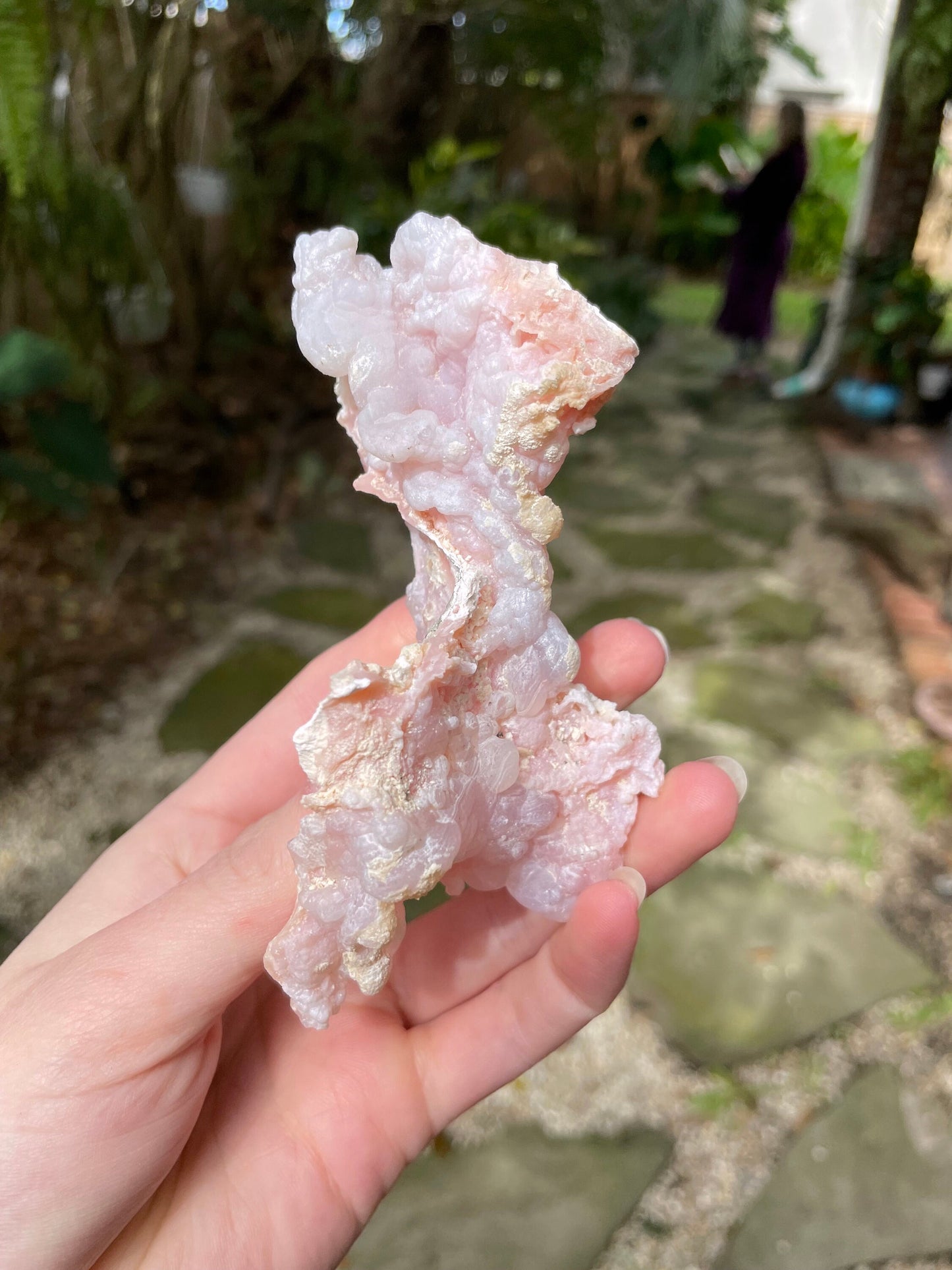 Beautiful Botryoidal Natural Pink Opal from Ica, Peru Specimen 133.4g