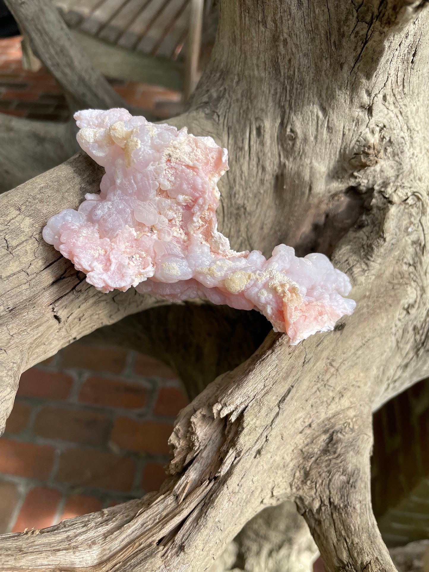 Beautiful Botryoidal Natural Pink Opal from Ica, Peru Specimen 133.4g