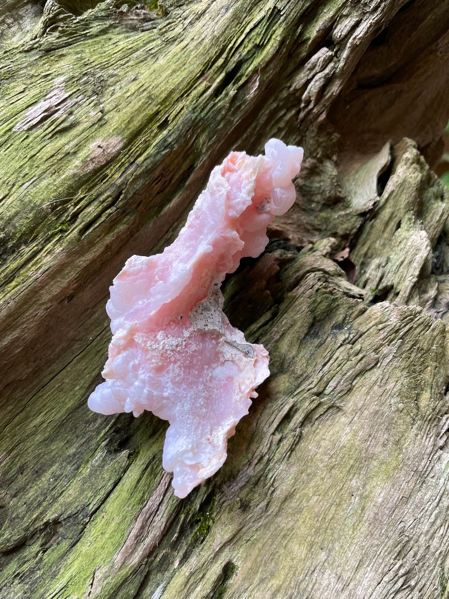 Beautiful Botryoidal Natural Pink Opal from Ica, Peru Specimen 133.4g