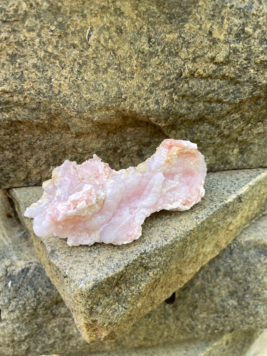 Beautiful Botryoidal Natural Pink Opal from Ica, Peru Specimen 133.4g
