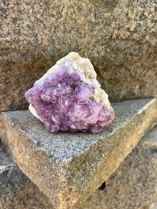 Purple Fluorite 239.2g Specimen from Durango, Mexico Specimen Crystal Mineral