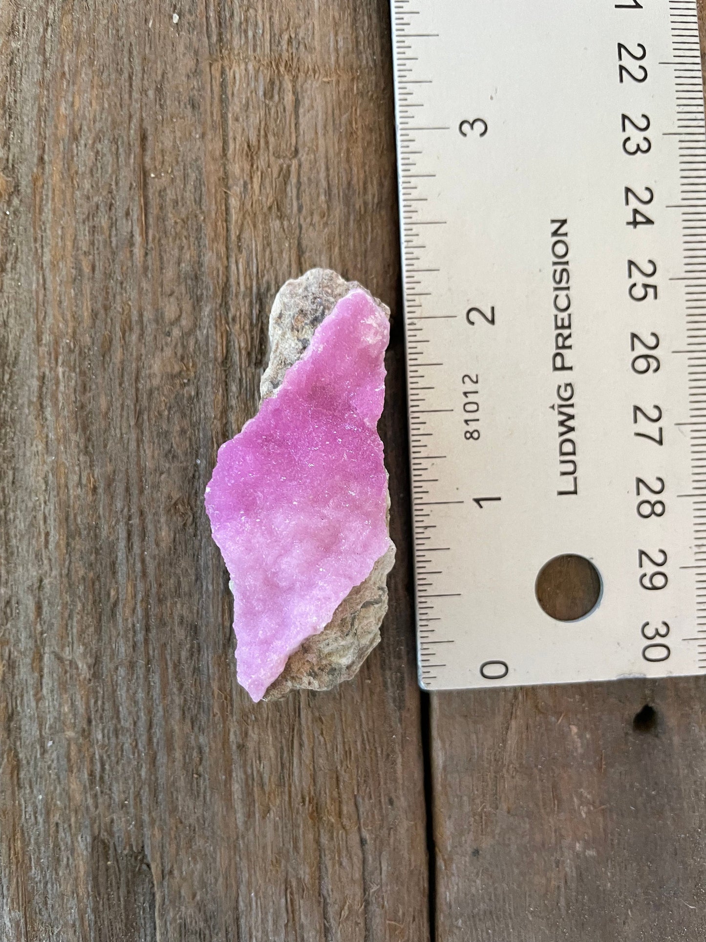 Beautiful Large Cobalt and Calcite From Zaire,18.6g Specimen Mineral