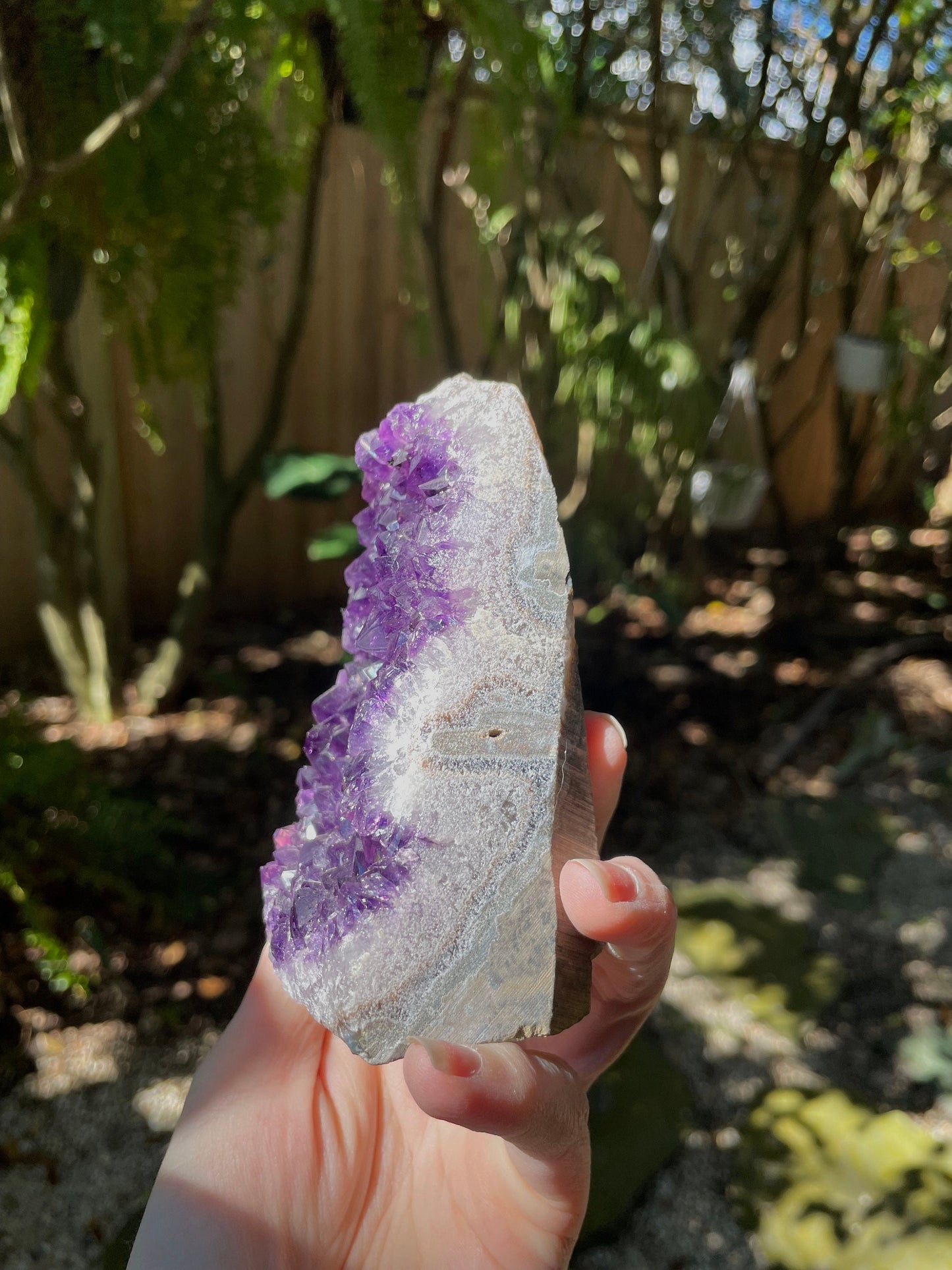 Self Standing Uruguay Amethyst 530g Specimen Mineral Crystal