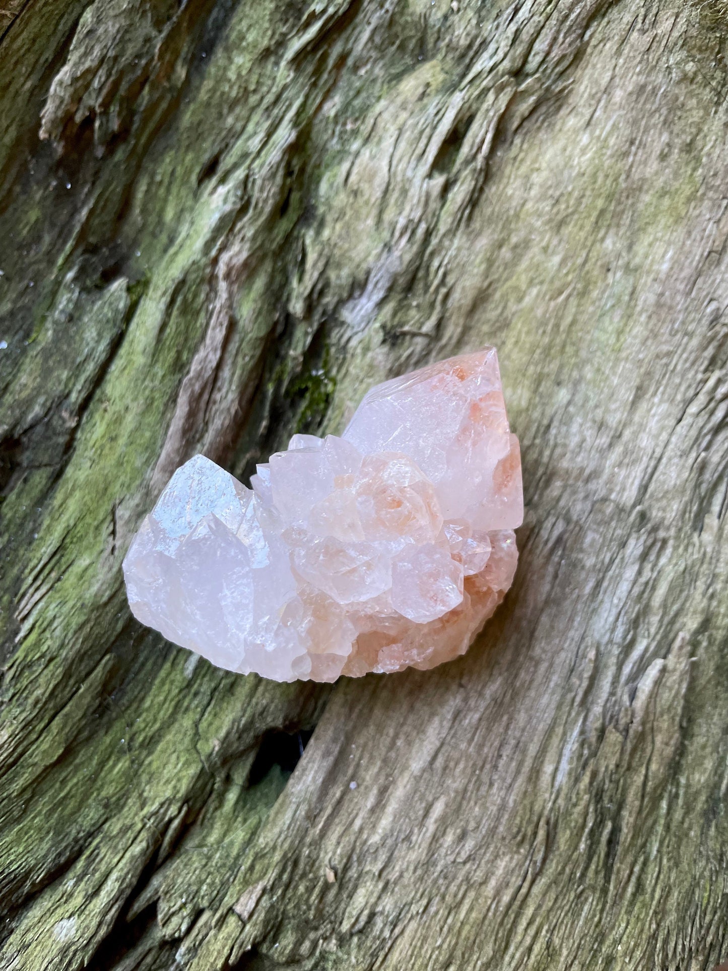 Spirit Quartz Cluster with Hematite Specimen 92g From South Africa