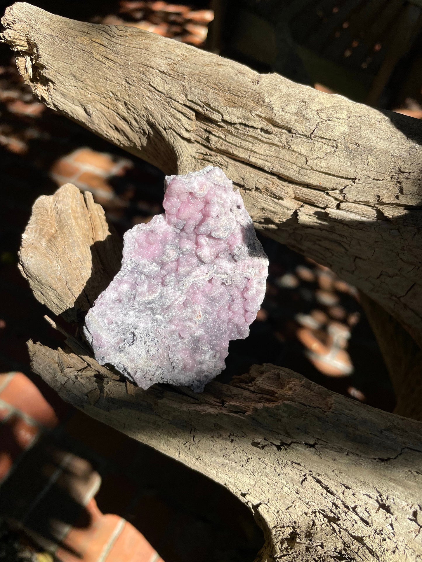 Light Pink and Purple Botryoidal Smithsonite 195.4 Specimen from Choix Sinaloa Mexico