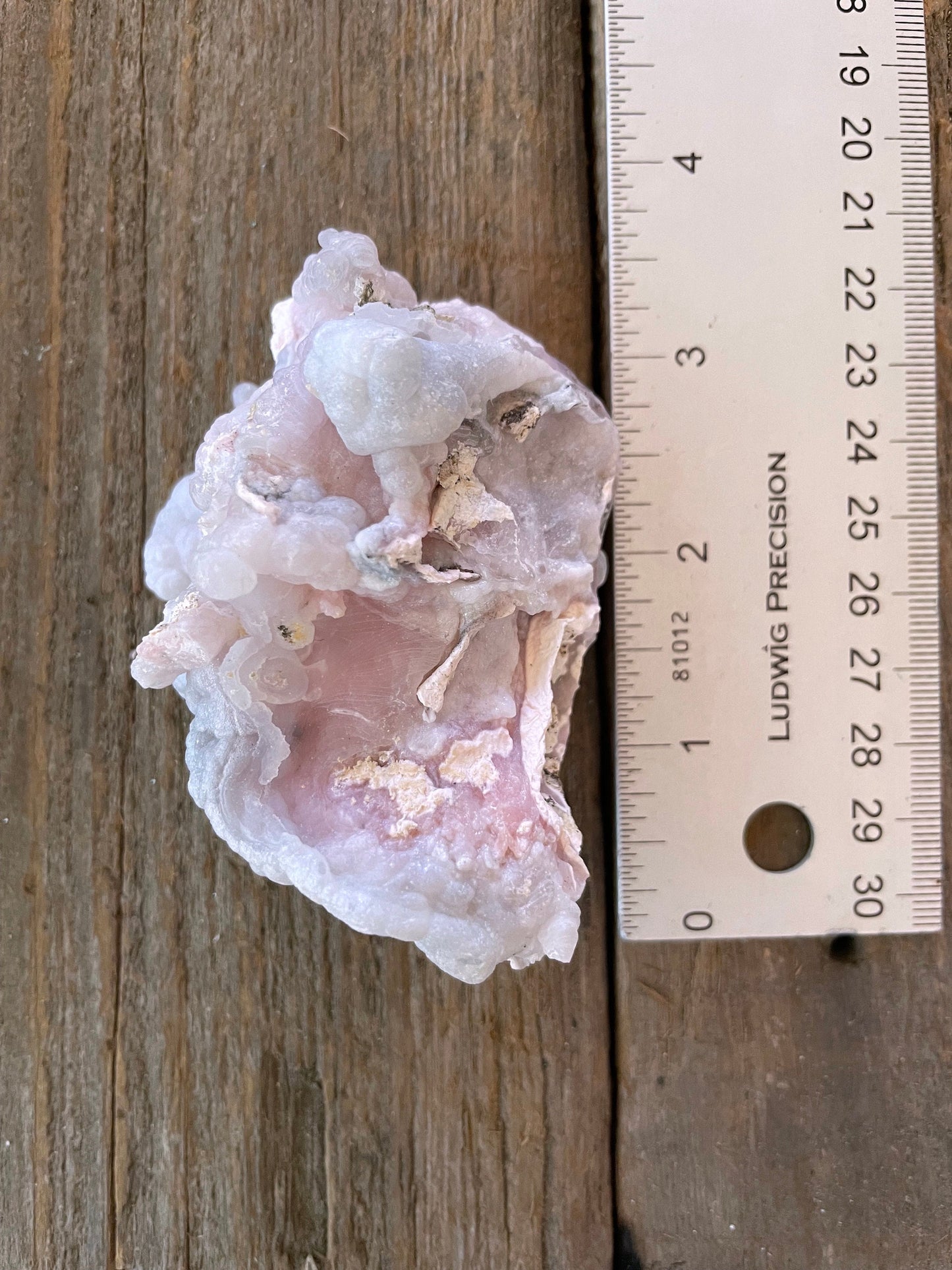 Beautiful Natural Pink Opal from Ica, Peru Specimen 129.2g Mineral