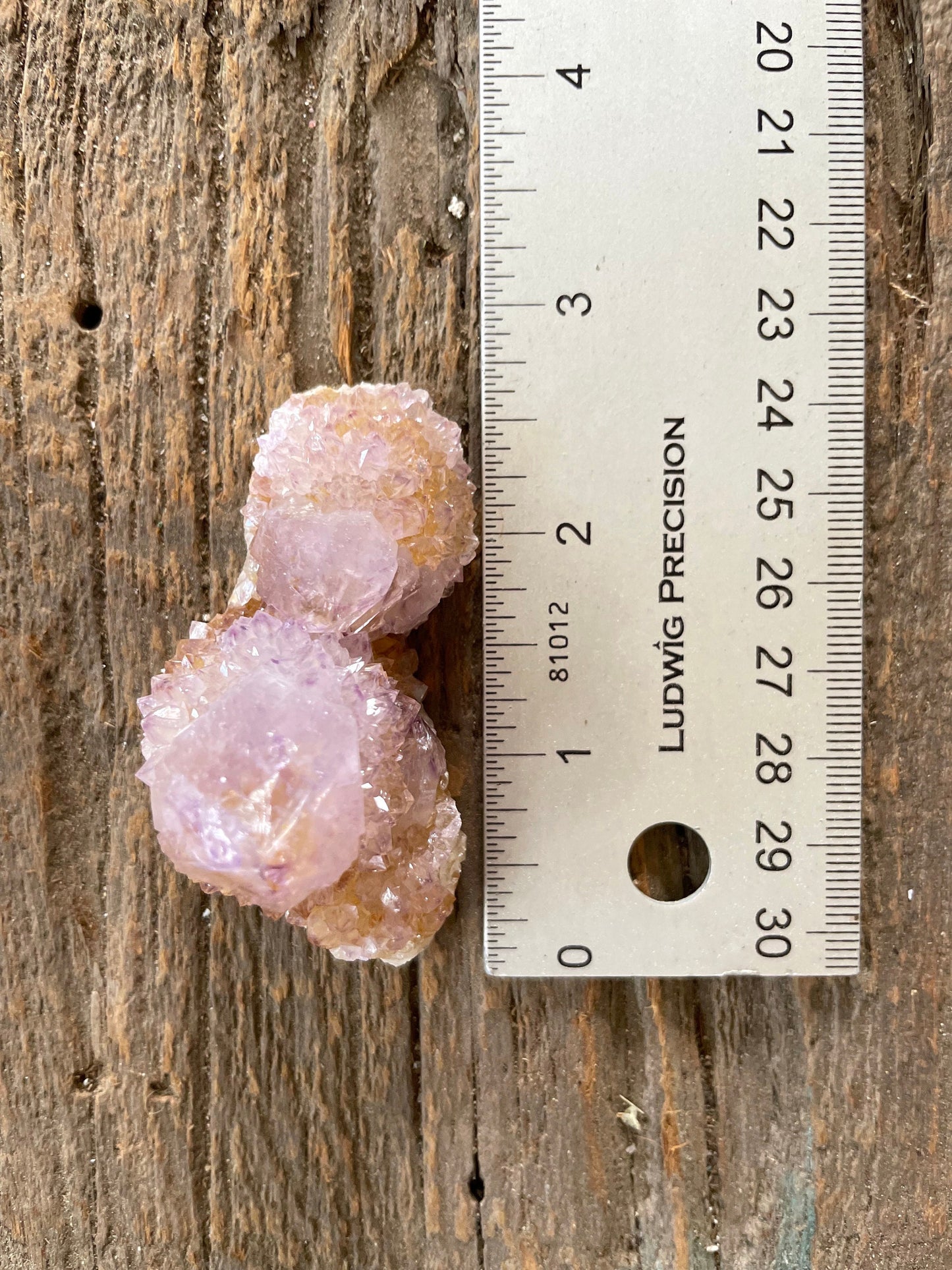 Amethyst w/Hematite Spirit Quartz Point Specimen 61.2g From Mpumalanga South Africa