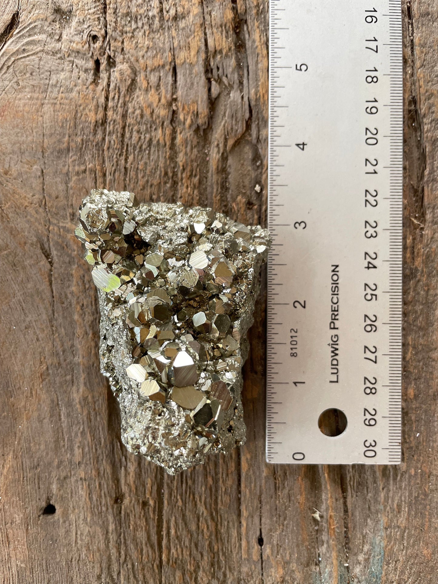 Beautiful Natural Raw Pyrite Crystal Specimen 300g, from Huanzala, Peru Crystals