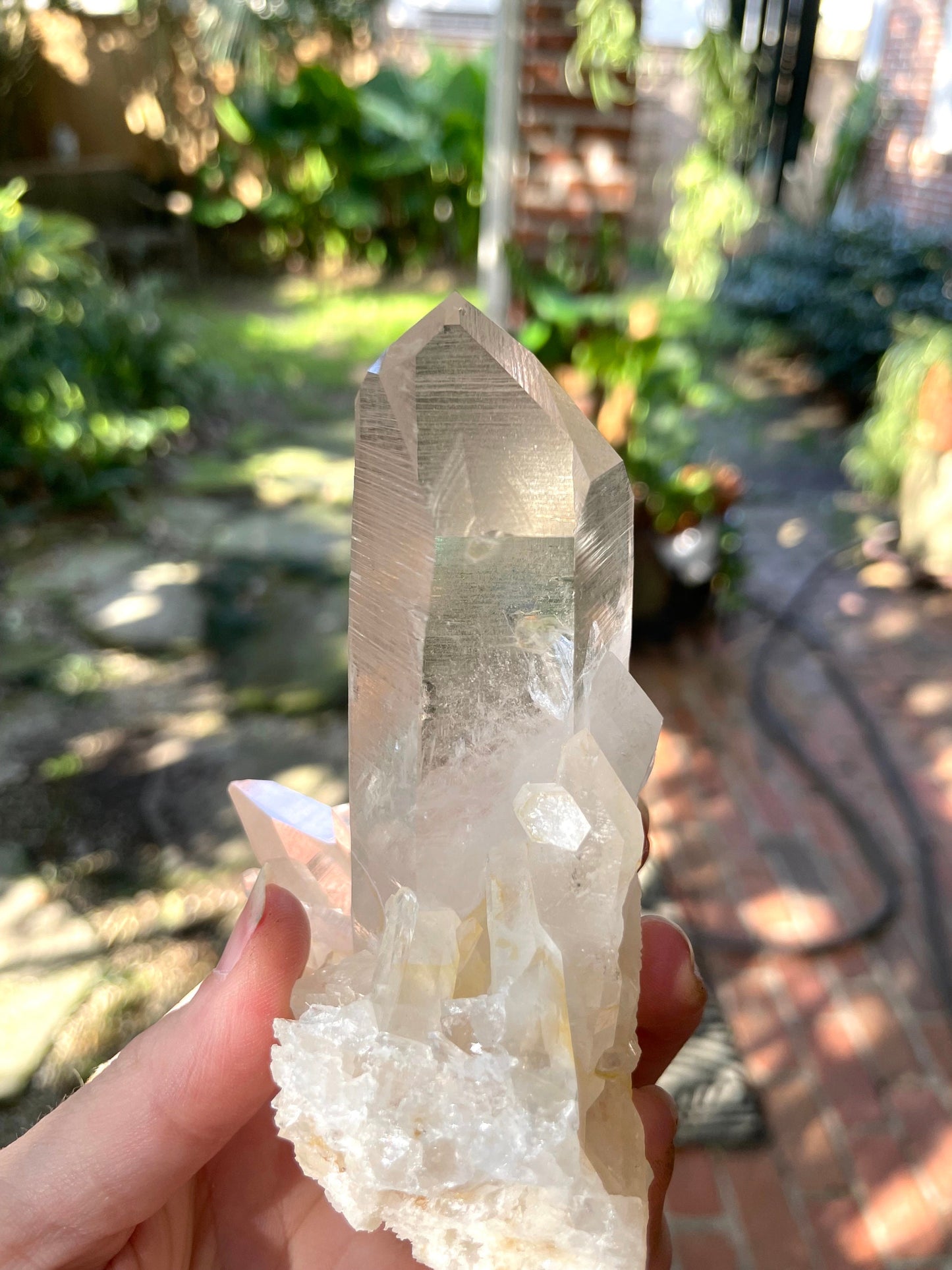 Gorgeous Water Clear Quartz Cluster From Mount. Ida Montgomery Co, Arkansas 332g Specimen