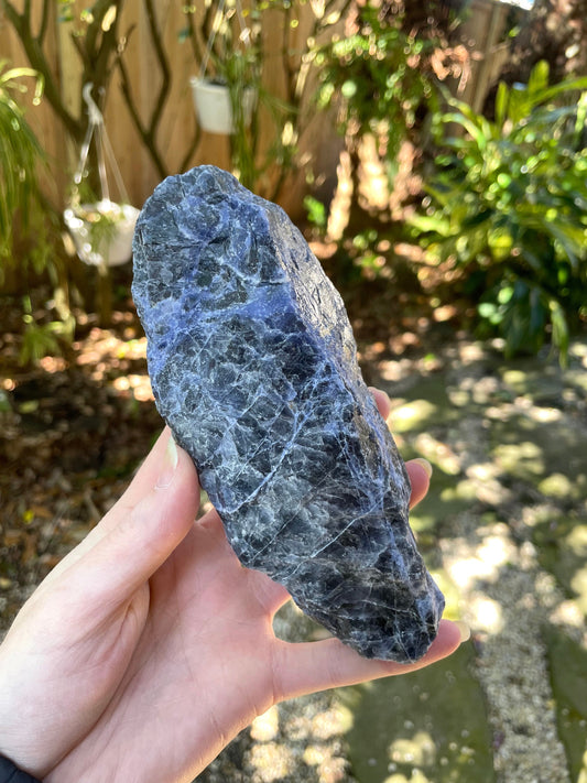 Blue Sodalite Raw Natural Crystal Specimen 354g Specimen from Brazil