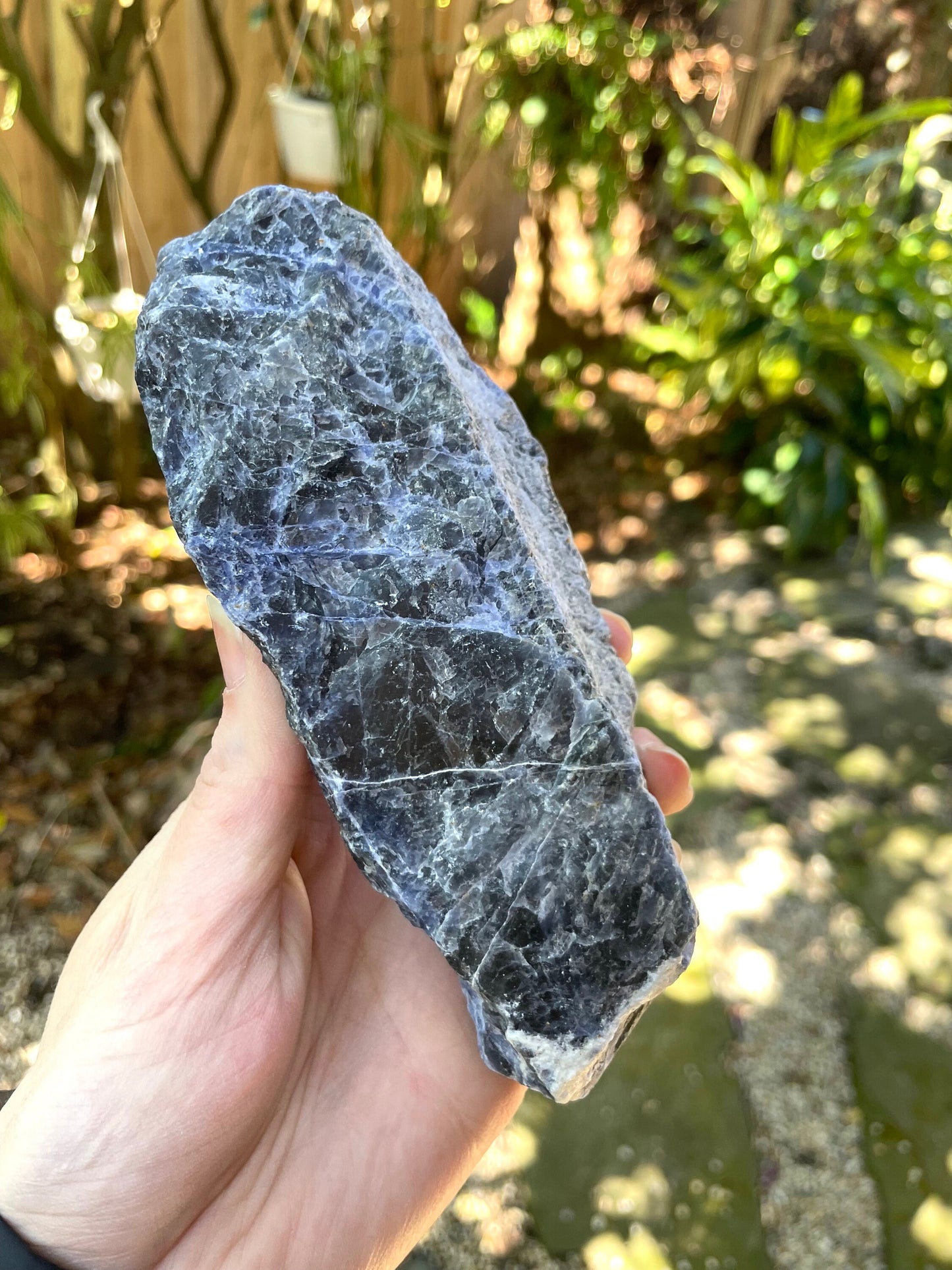 Blue Sodalite Raw Natural Crystal Specimen 354g Specimen from Brazil