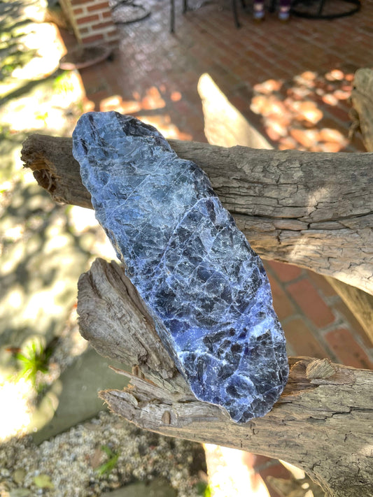 Blue Sodalite Raw Natural Crystal Specimen 354g Specimen from Brazil