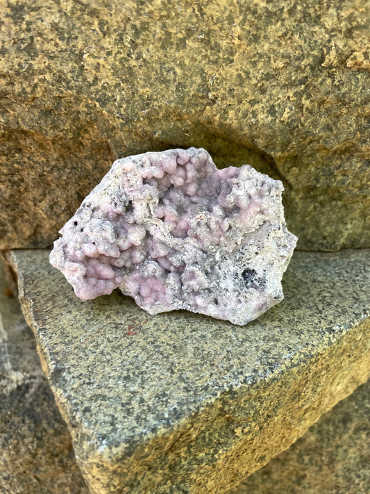 Light Pink and Purple Botryoidal Smithsonite 195.4 Specimen from Choix Sinaloa Mexico