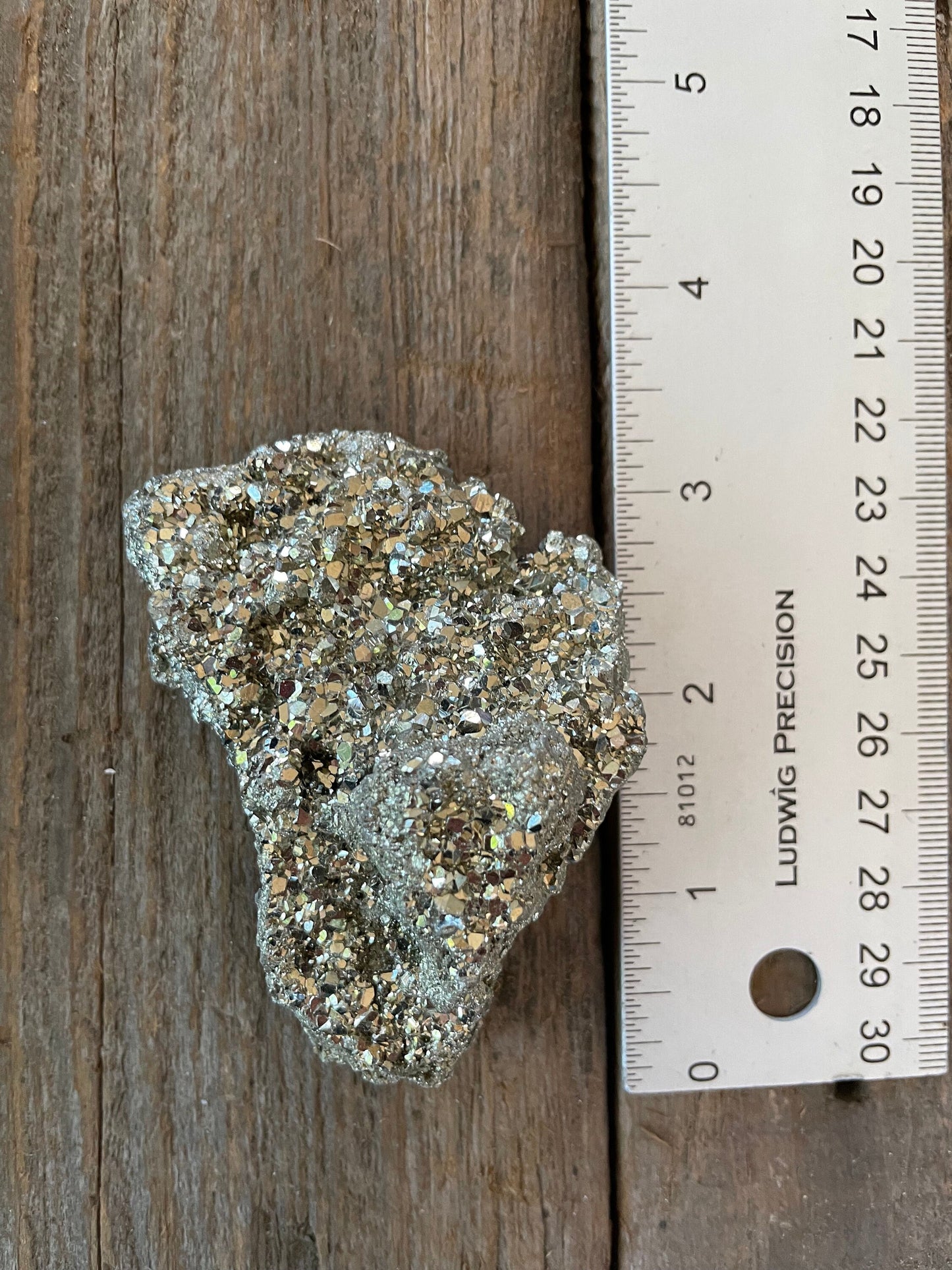 Beautiful Natural Raw Pyrite Crystal Specimen 144g, from Peru Mineral