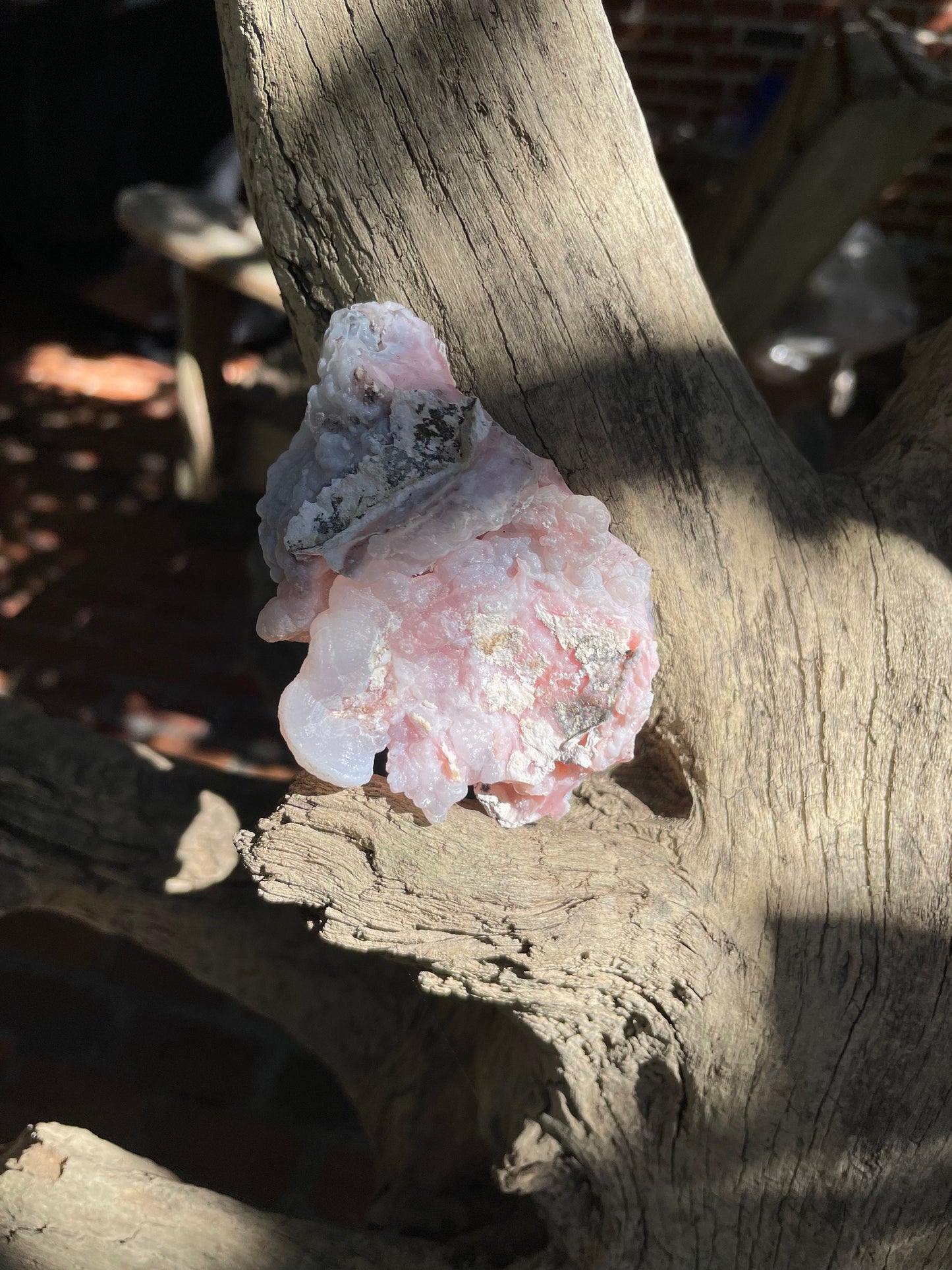 Beautiful Natural Pink Opal from Ica, Peru Specimen 129.2g Mineral