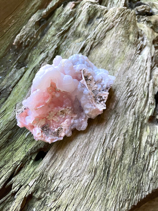 Beautiful Natural Pink Opal from Ica, Peru Specimen 129.2g Mineral