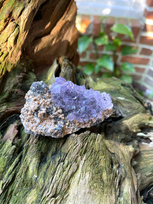 Beautiful Amethyst From Kakamunurle Quarry, Kanur District, Tamil Nadu, India Mineral Specimen 80.49g Crystal