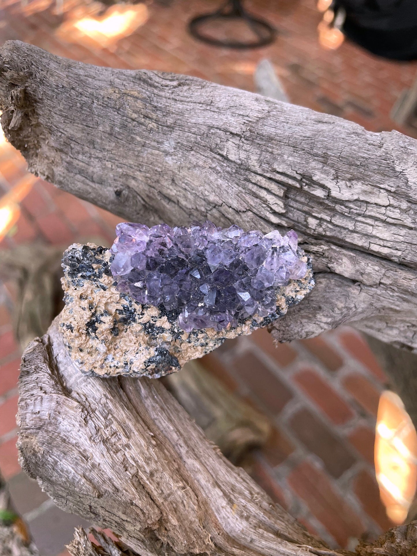 Beautiful Amethyst From Kakamunurle Quarry, Kanur District, Tamil Nadu, India Mineral Specimen 80.49g Crystal