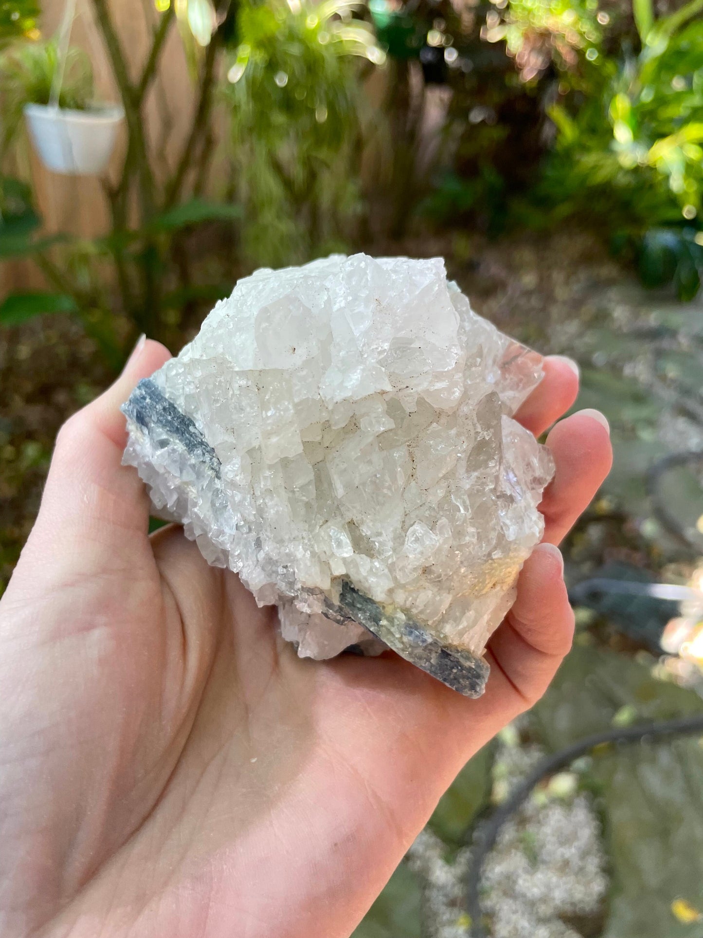 Beautiful Blue Kyanite With Quartz 414g From Minas Gerais Brazil Specimen