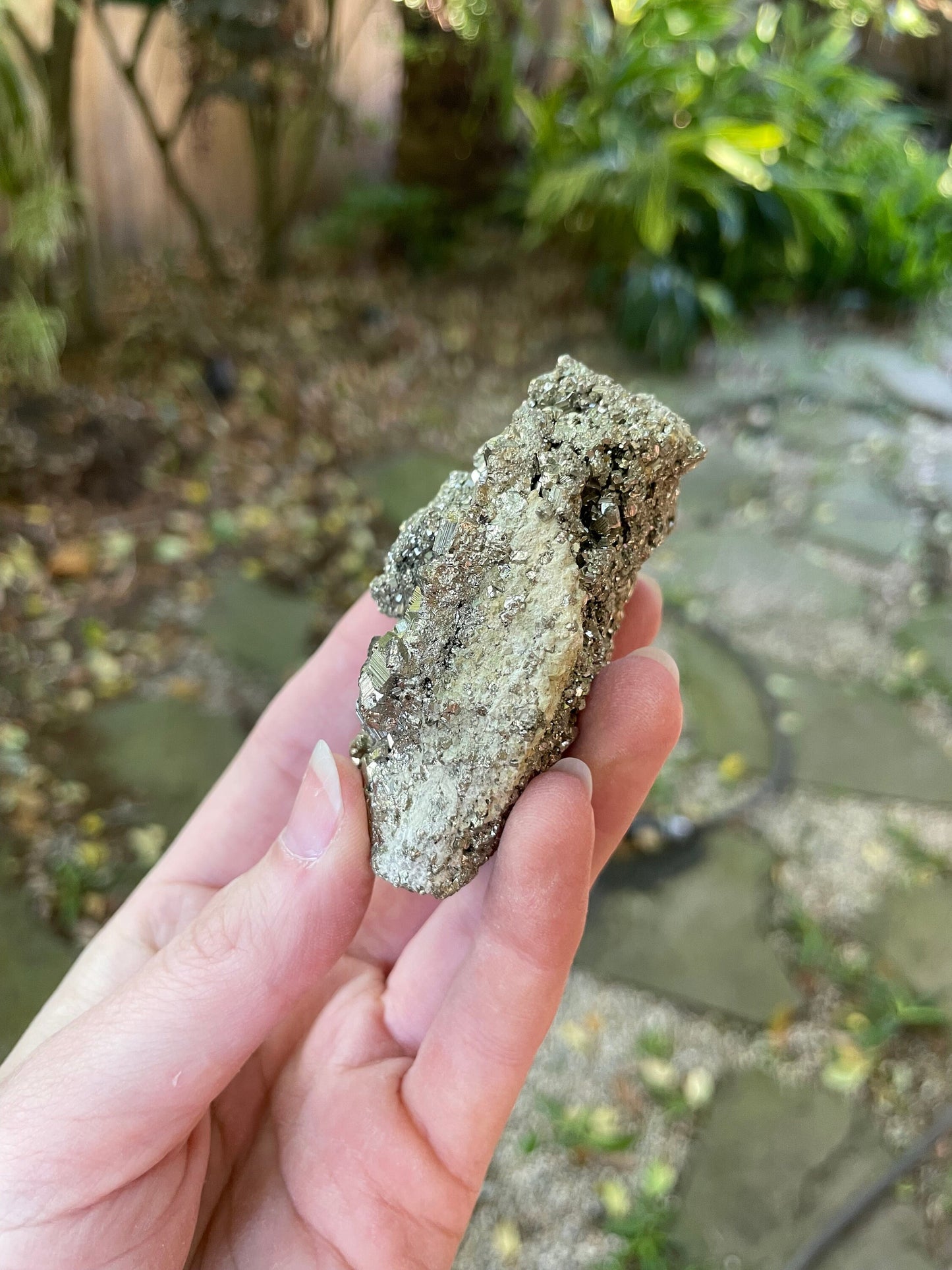 Beautiful Natural Raw Pyrite Crystal Specimen 176g, from Peru