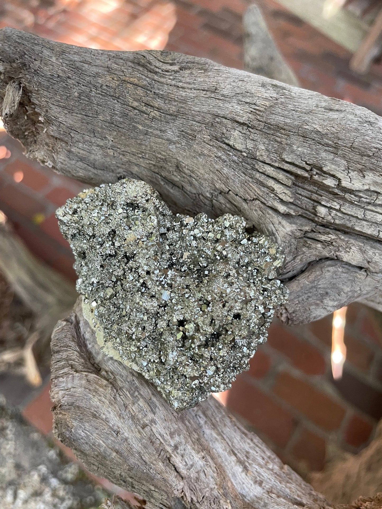 Beautiful Natural Raw Pyrite Crystal Specimen 176g, from Peru