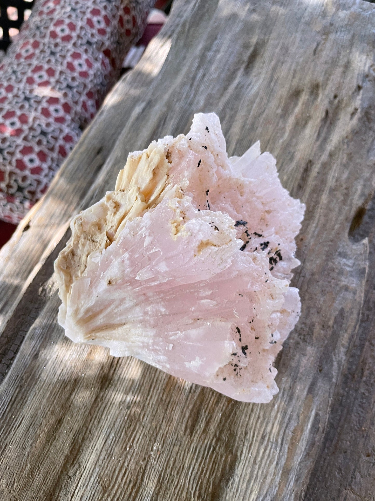Mangano Calcite Specimen from Huanggang Mine, Chafing. Inner Mongolia China Mineral Crystal