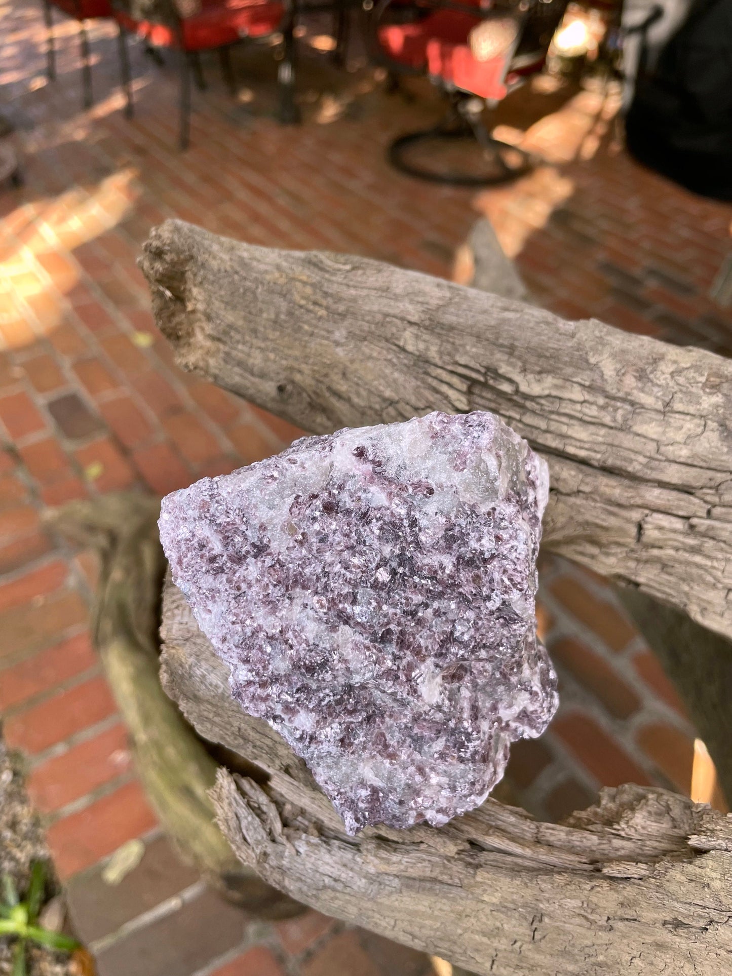 Raw Lepidolite Specimen From Brazil 396g Mineral