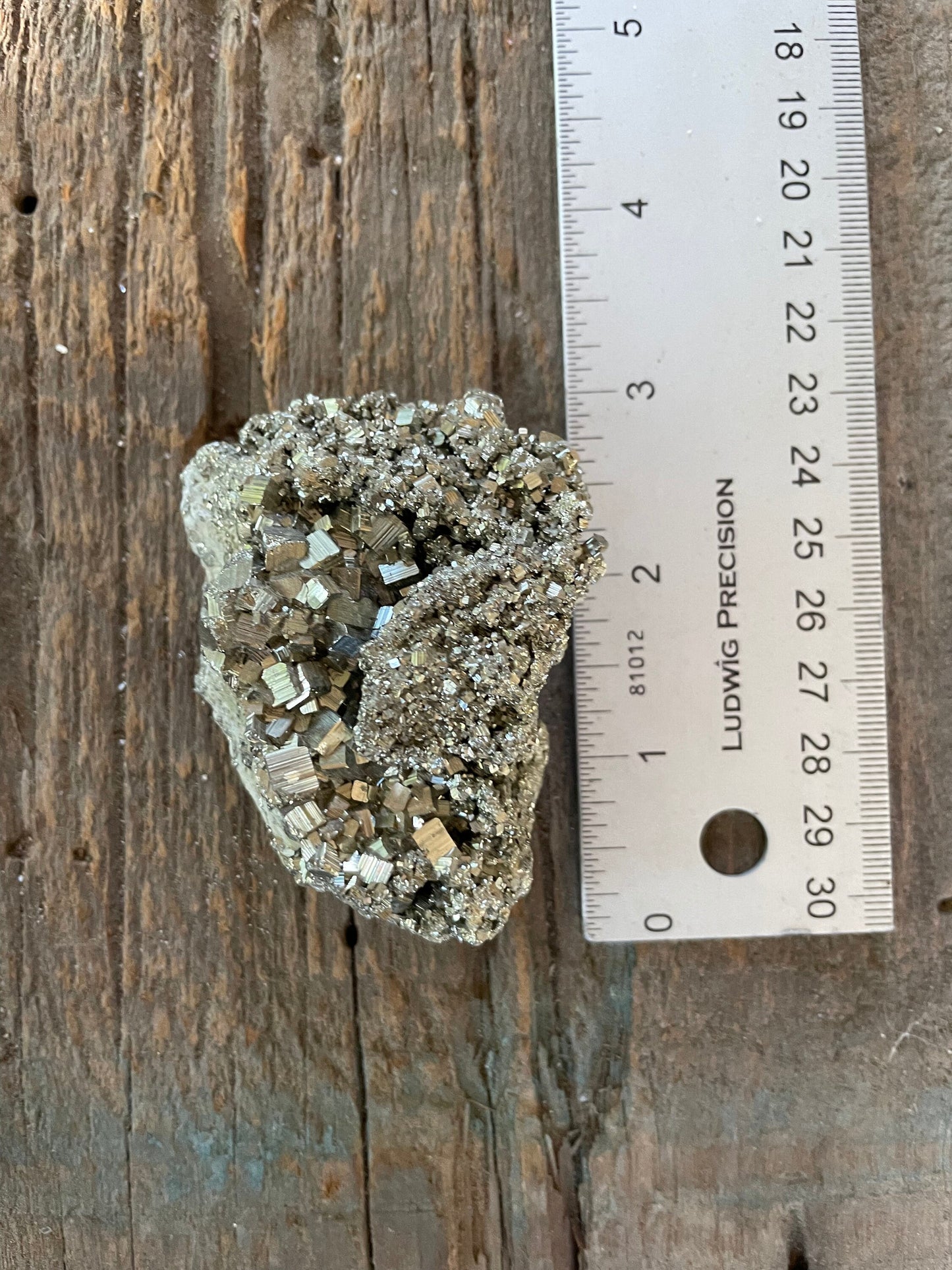 Beautiful Natural Raw Pyrite Crystal Specimen 176g, from Peru