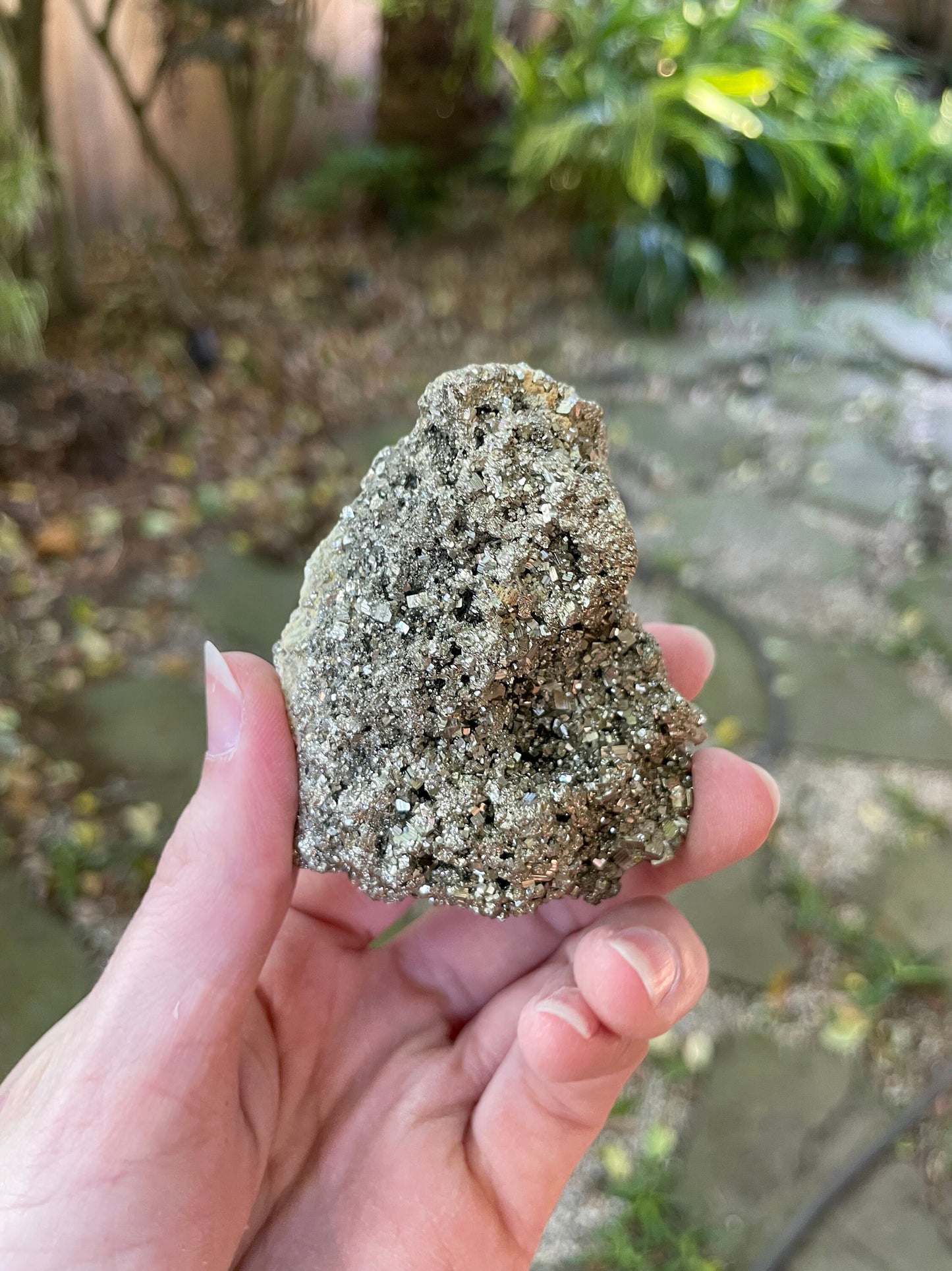 Beautiful Natural Raw Pyrite Crystal Specimen 176g, from Peru