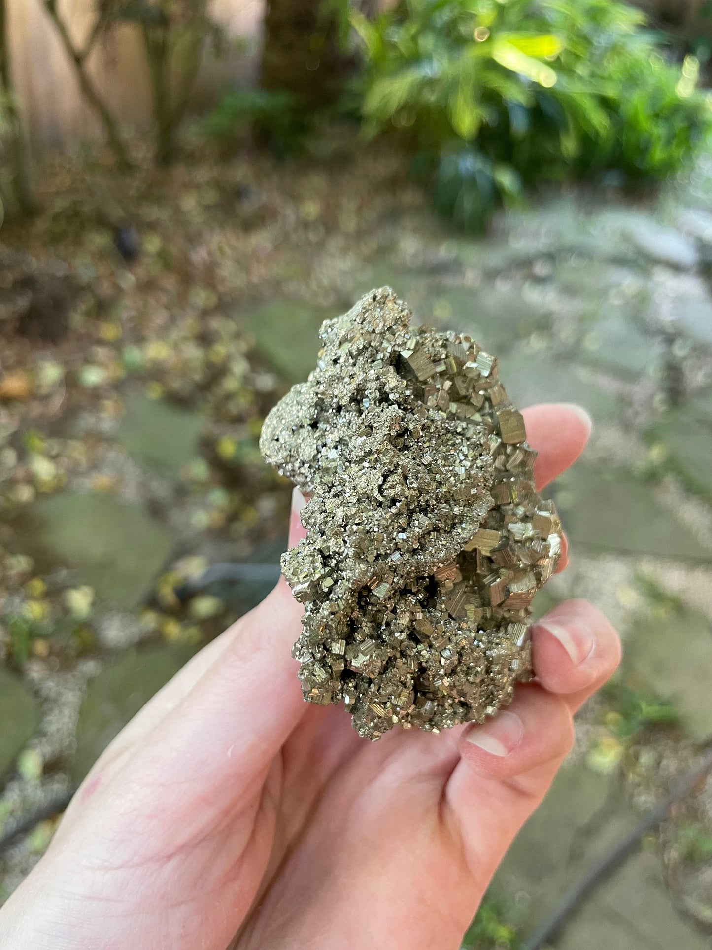 Beautiful Natural Raw Pyrite Crystal Specimen 176g, from Peru