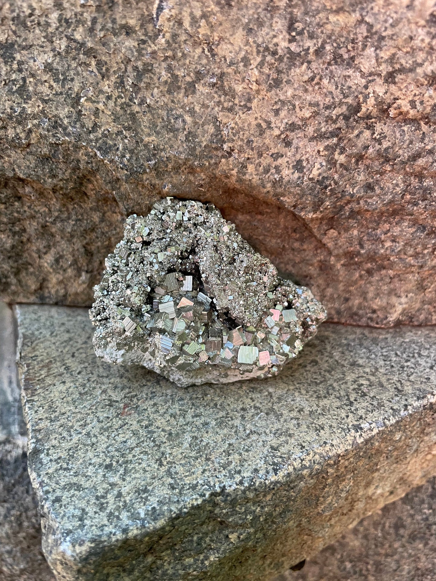 Beautiful Natural Raw Pyrite Crystal Specimen 176g, from Peru