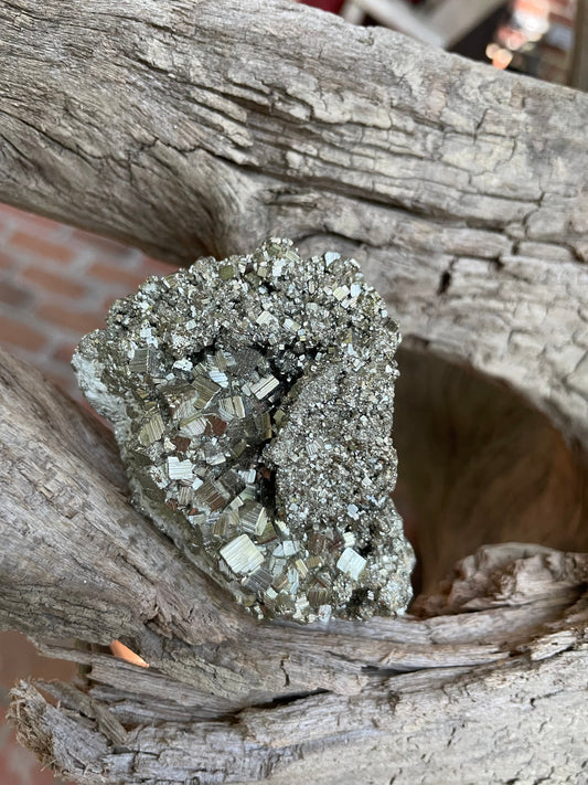 Beautiful Natural Raw Pyrite Crystal Specimen 176g, from Peru