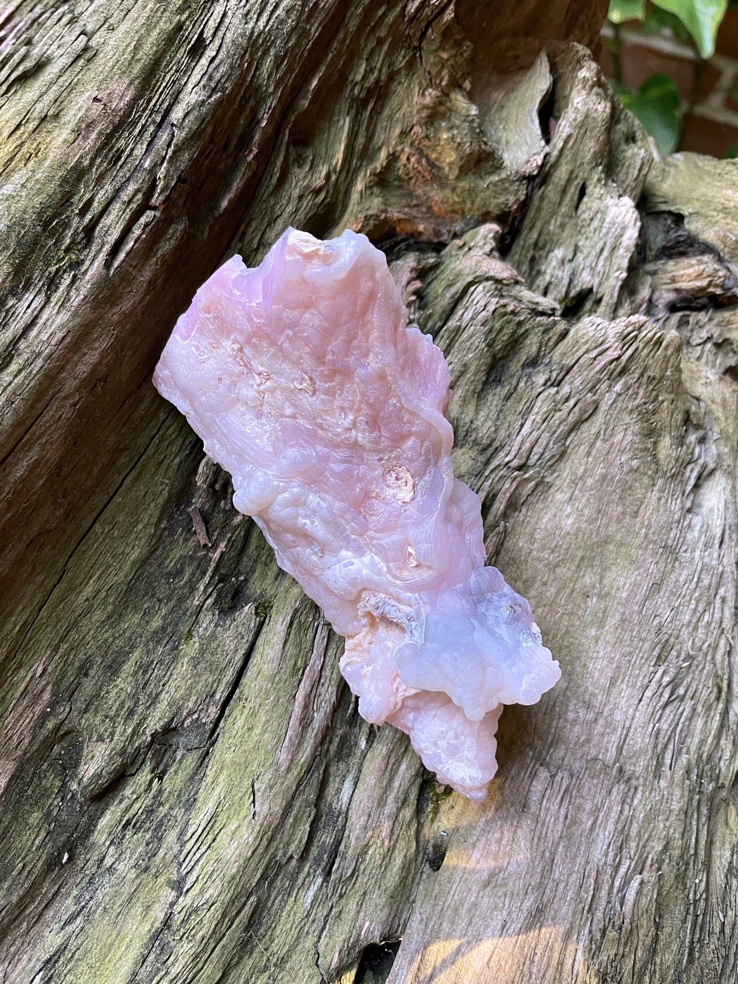 Beautiful Natural Pink Opal from Ica, Peru Specimen 262g Mineral Crystal