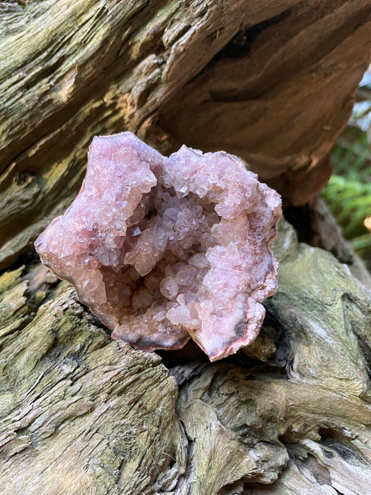 Beautiful Rare Pink Amethyst Specimen Geode, From Patagonia 146.6g